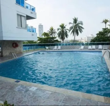 Hermoso Con Vista A La Playa En El Laguito Apartamento Cartagena